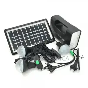 Solar Panel Lambs 3 Bulbs/Radio/Power Bank