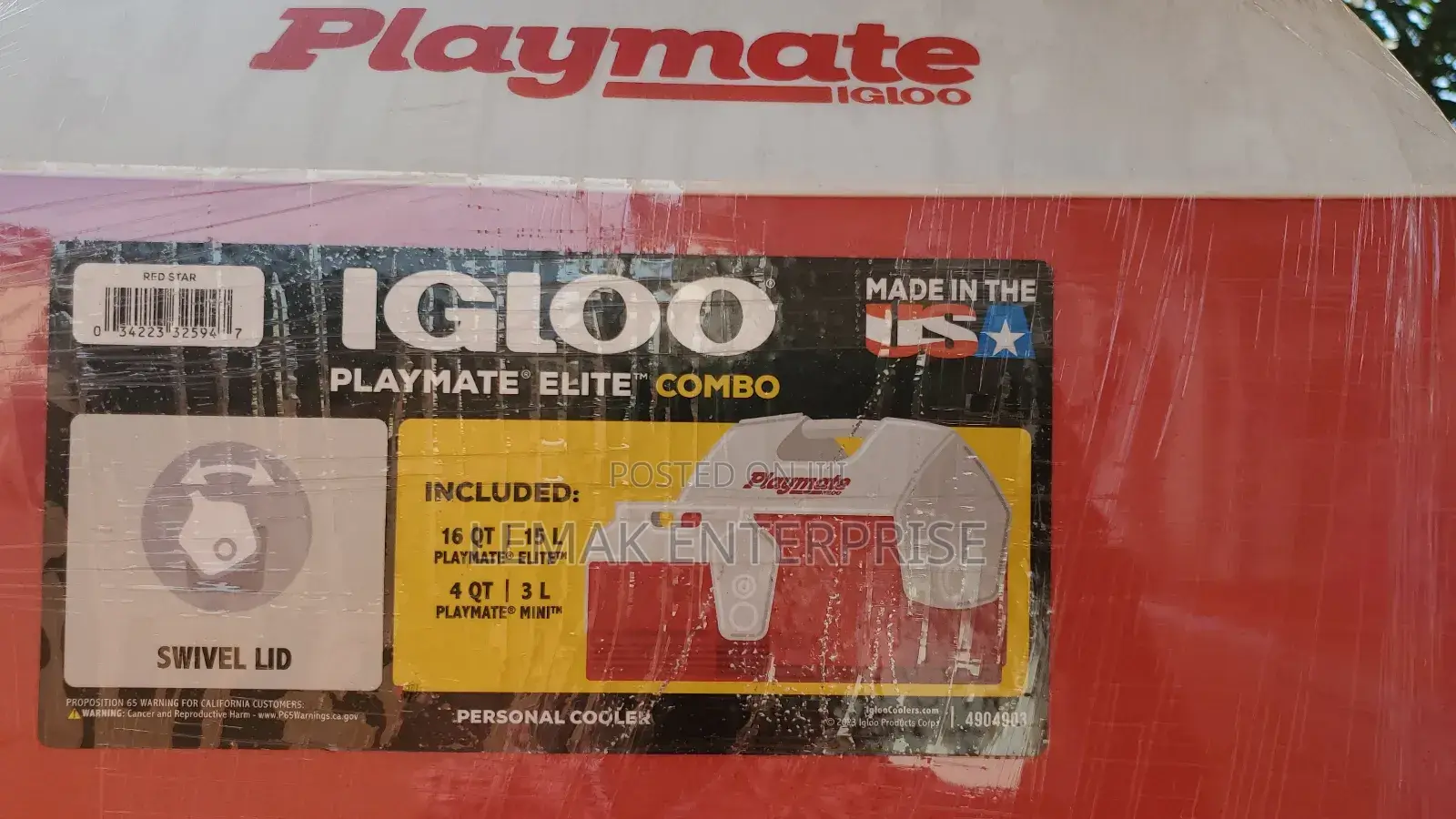 Igloo 16 and 4 Qt Playmate Lunch Box Cooler
