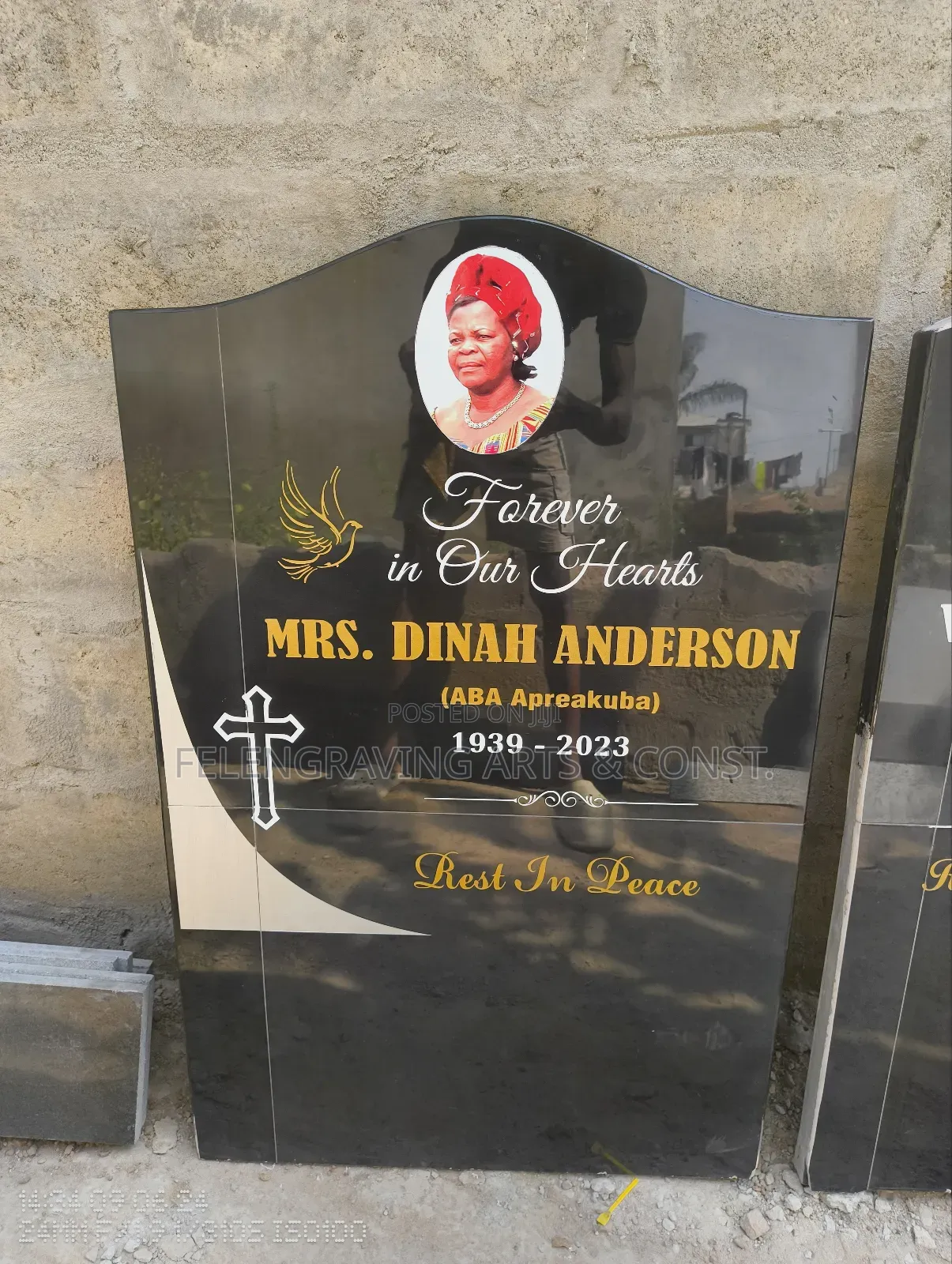 Granite / Porcelain Headstone
