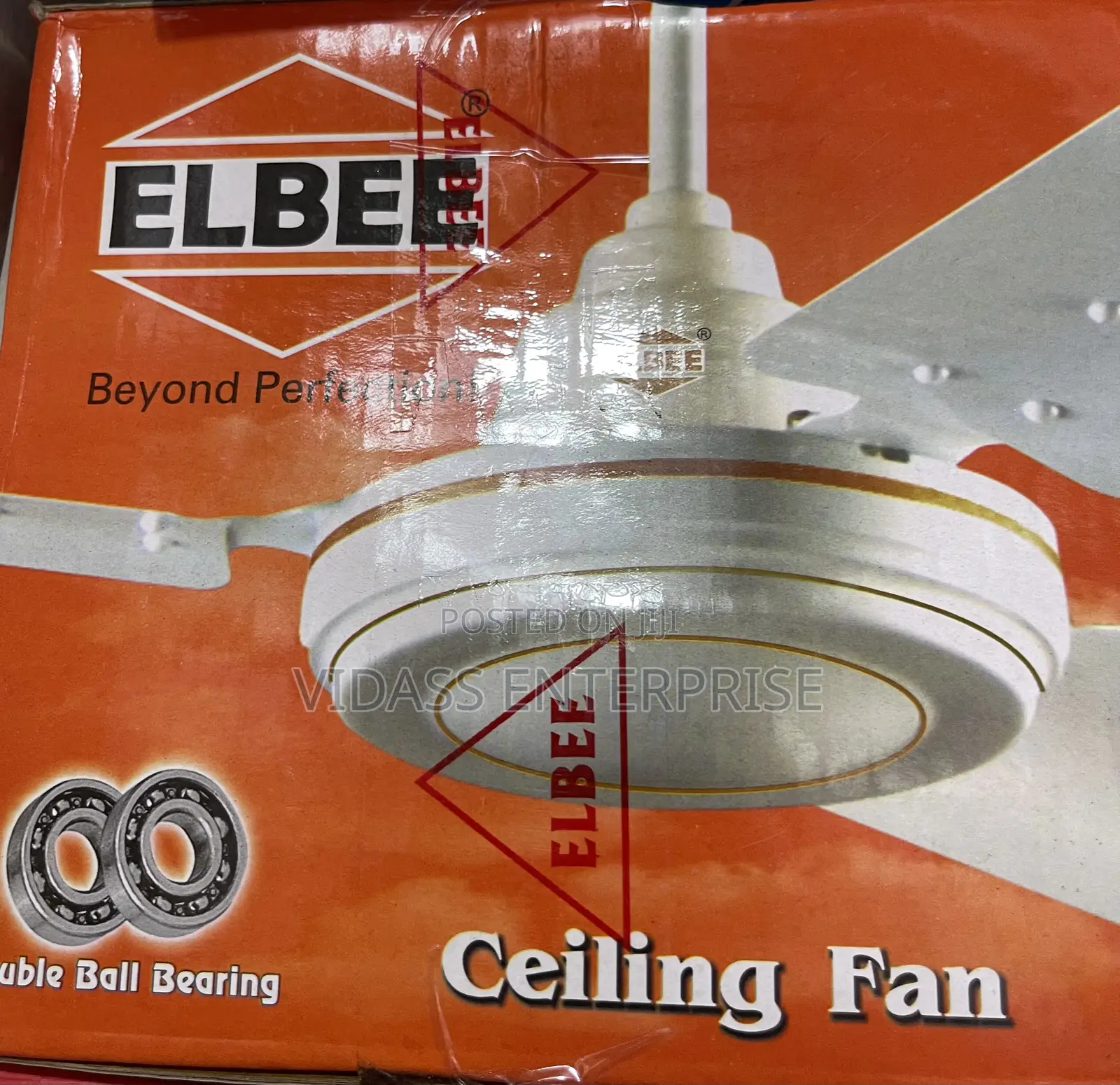 Elbee Short, Medium or Long Blade Ceiling Fan