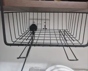 Cabinet Storage Rack.Black Colour