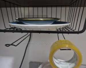 Cabinet Storage Rack.Black Colour