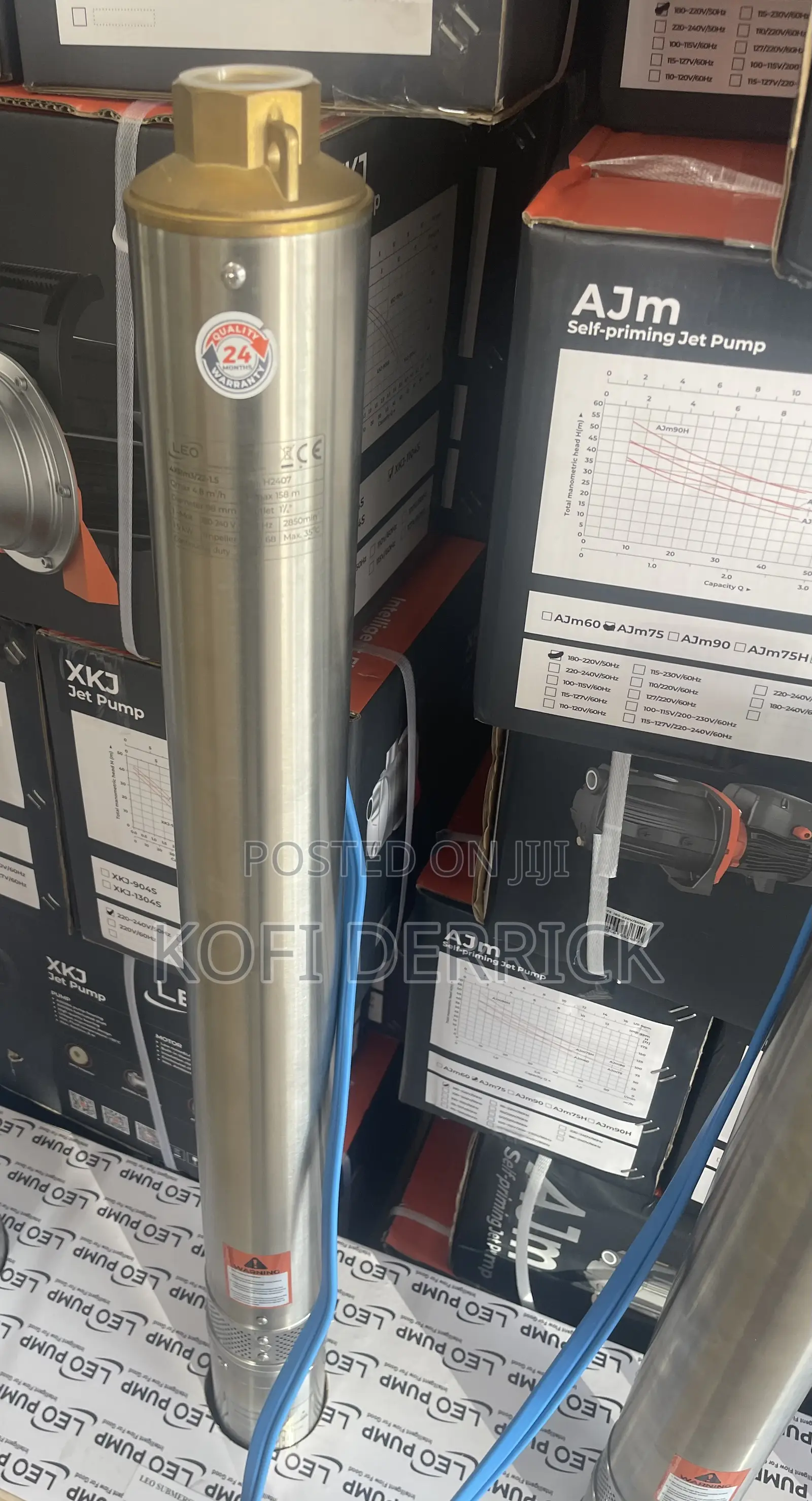 Borehole Pump - 2hp Leo Borehole Pump