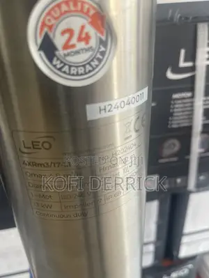 Borehole Pump - 1.5hp Leo Borehole Pump