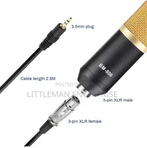 Microphone With V8 Sound Card Full Set