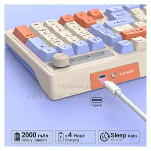 Wireless Gaming Mechanical Feel Keyboard 2.4gbluetooth