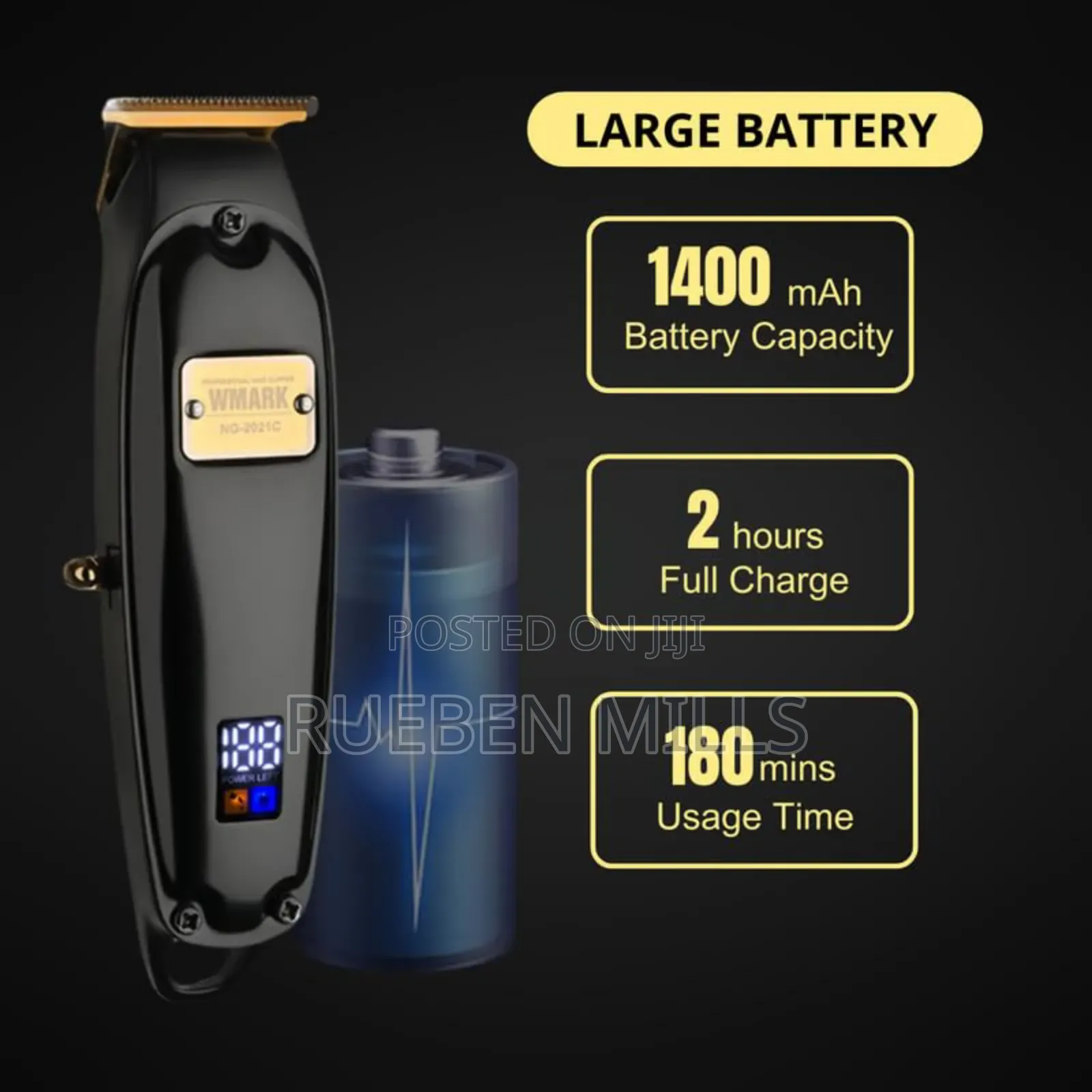 Wmark NG-2021C New Release Super Detailer Beard Trimmer