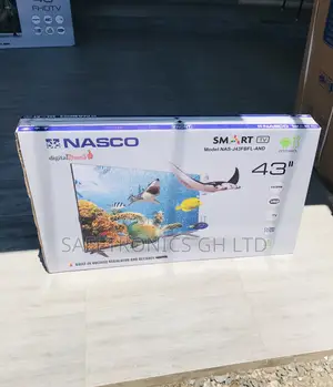 Sealed (Black) / Nasco Led 43 Inch: Glossy ; Tv