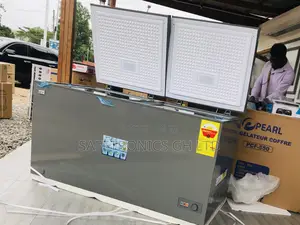 Brand New 400 Liter : Pearl PCF- Gray  Freezer 2 Doors