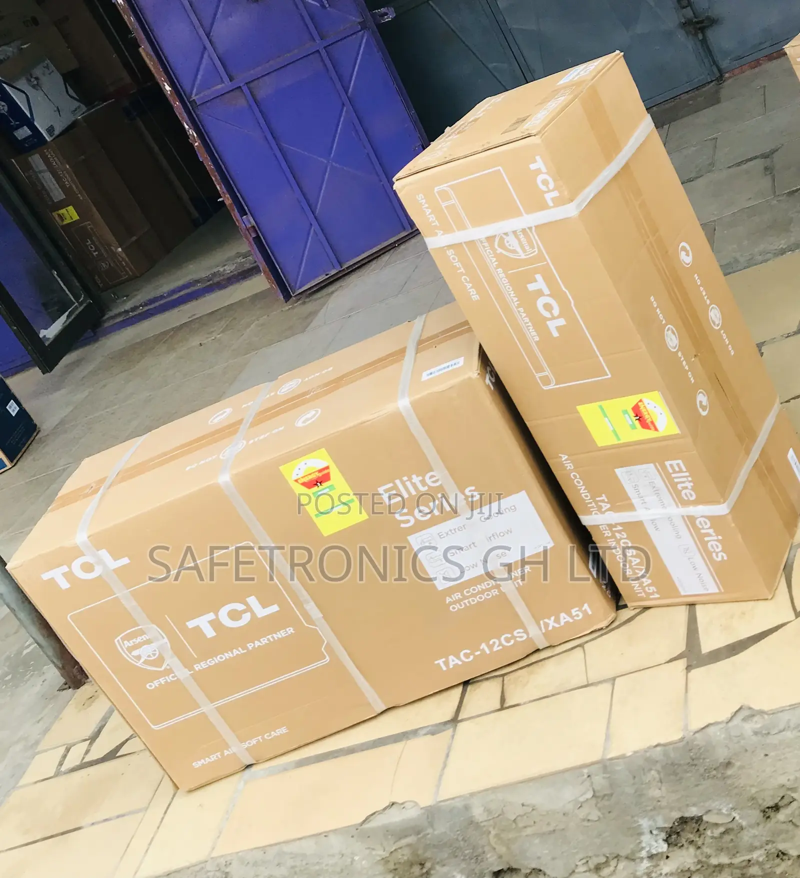 Long Lasting : (2.5)Hp TCL White Split Gas Ac