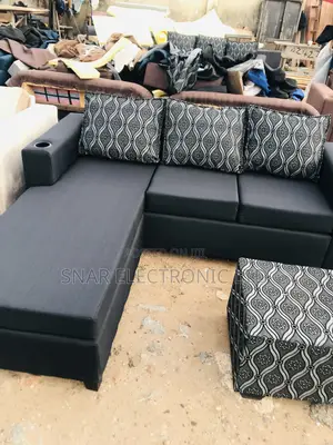 Cute L Shape Sofas Plus Table