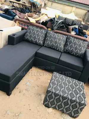 Cute L Shape Sofas Plus Table