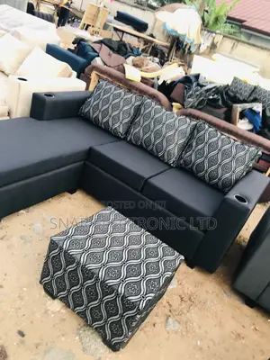 Neat L Shape Sofas Plus Table