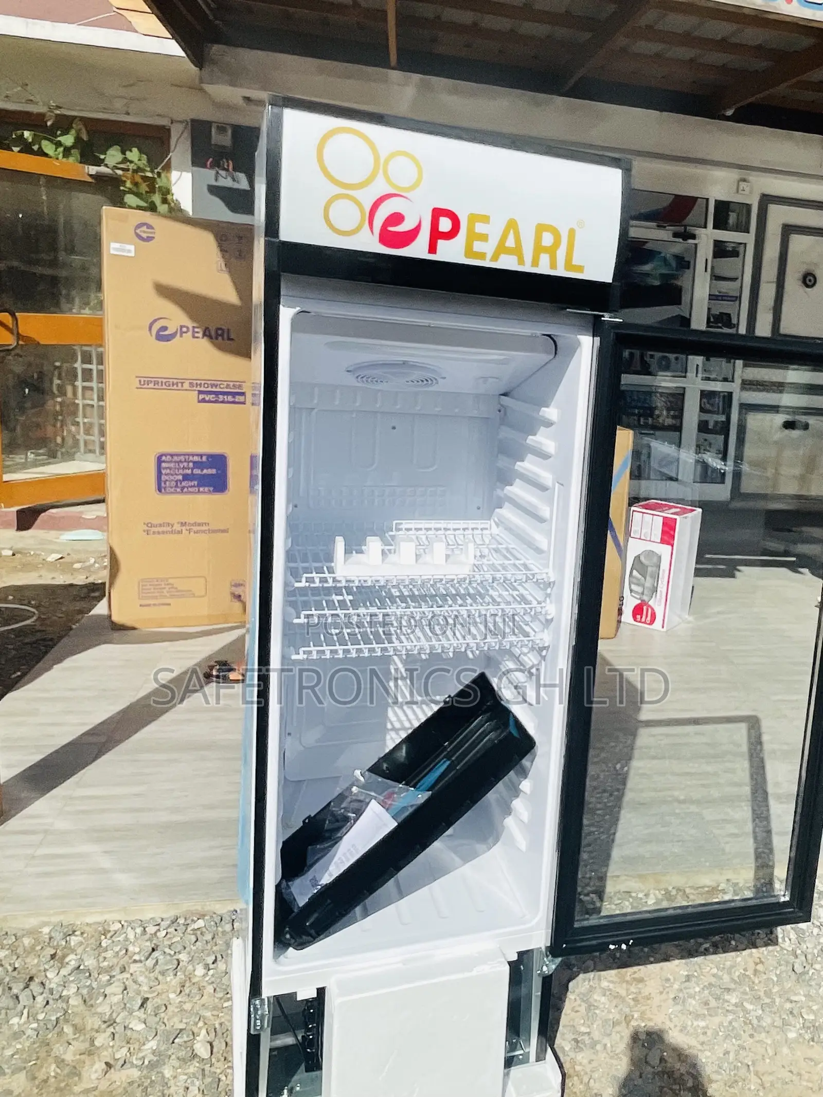 : Order Unique Pearl Display: 300L Glass 1 Door PVC-352 