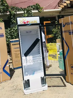 ; Elegant New Display Pearl PVC-424 Glass 1door 400L 