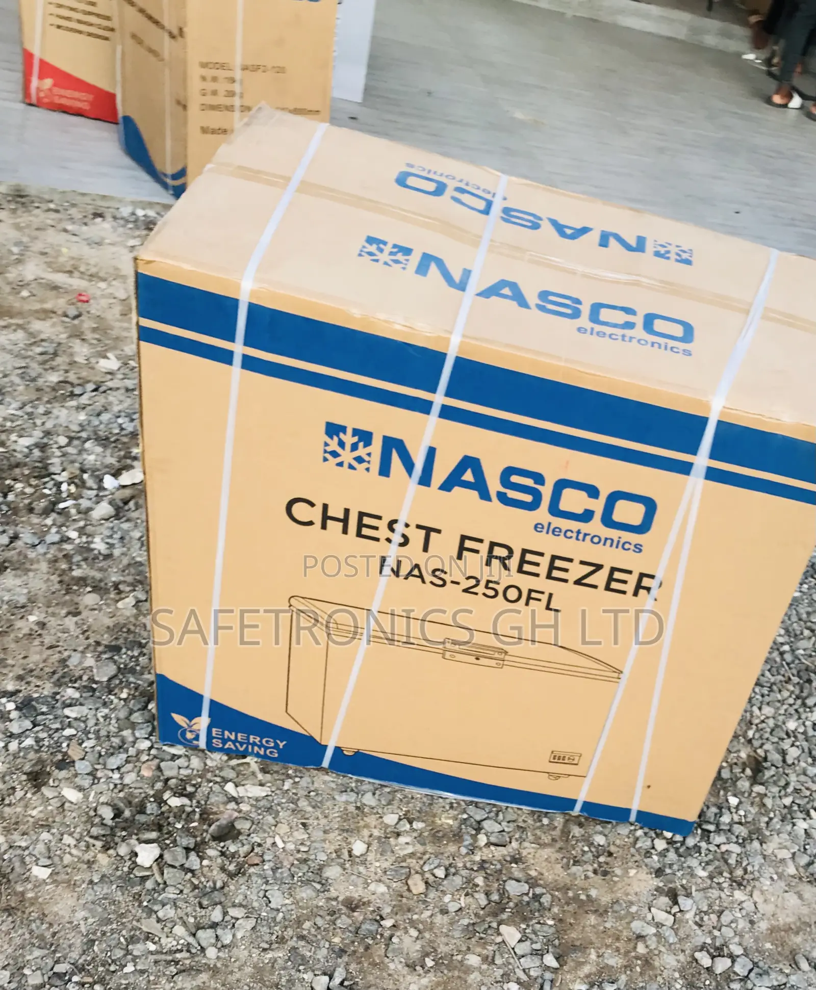 High Essential 200L Gray Nas 250 1 Door Freezer