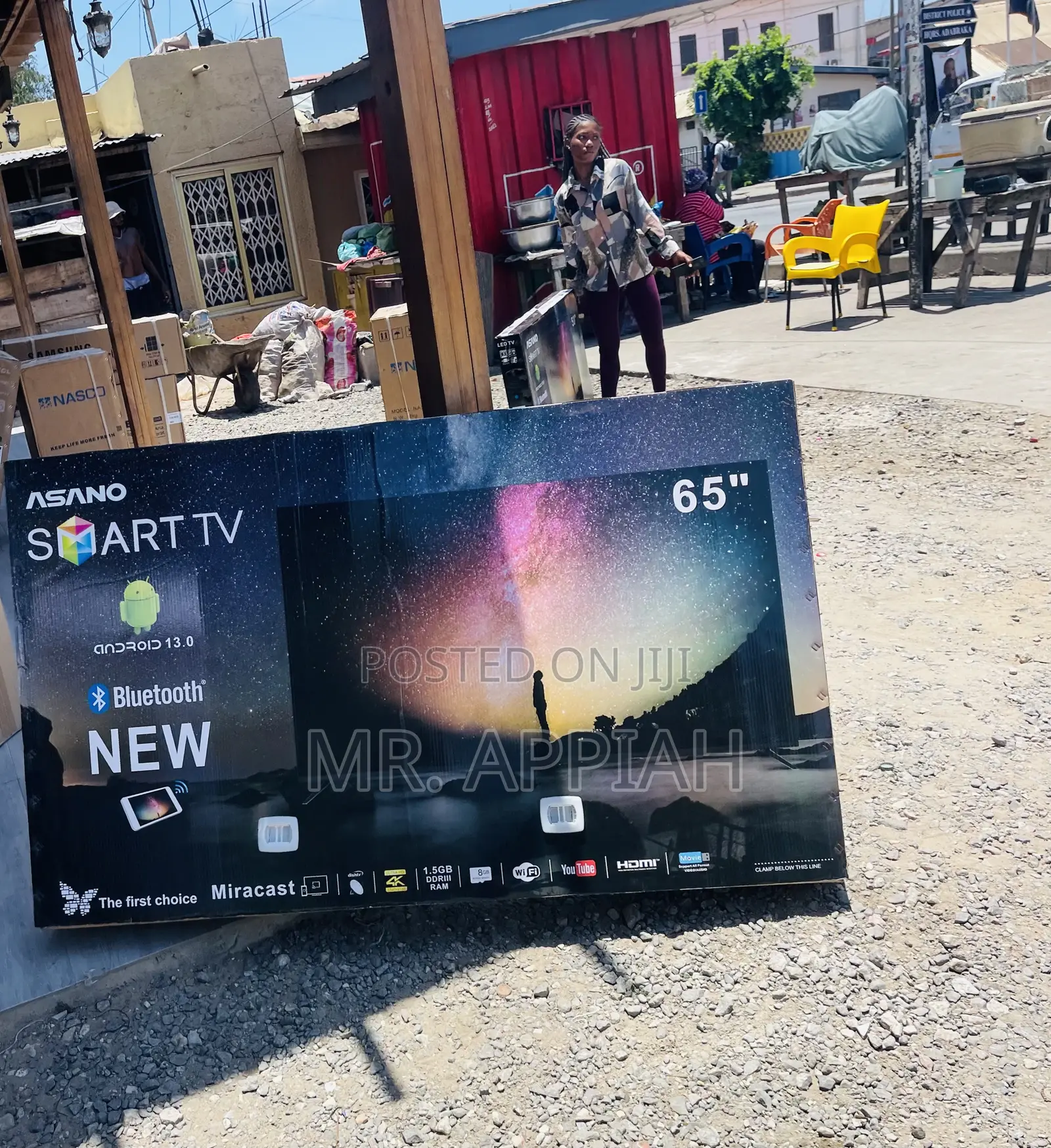Awesome Asano 65 Inch Uhd Smart Television.