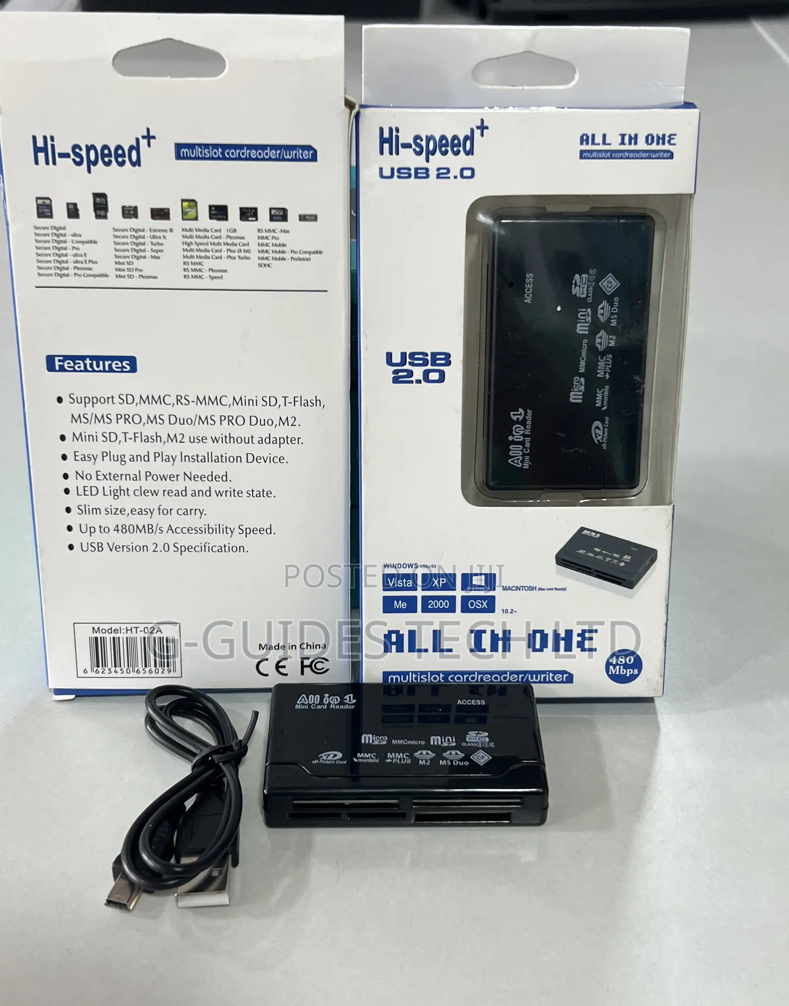 ALL IN ONE CARD READER, All in One USB 2.0 Card Reader