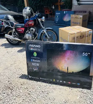 Powerful Asano 50 Inch Uhd Smart Television(Black).