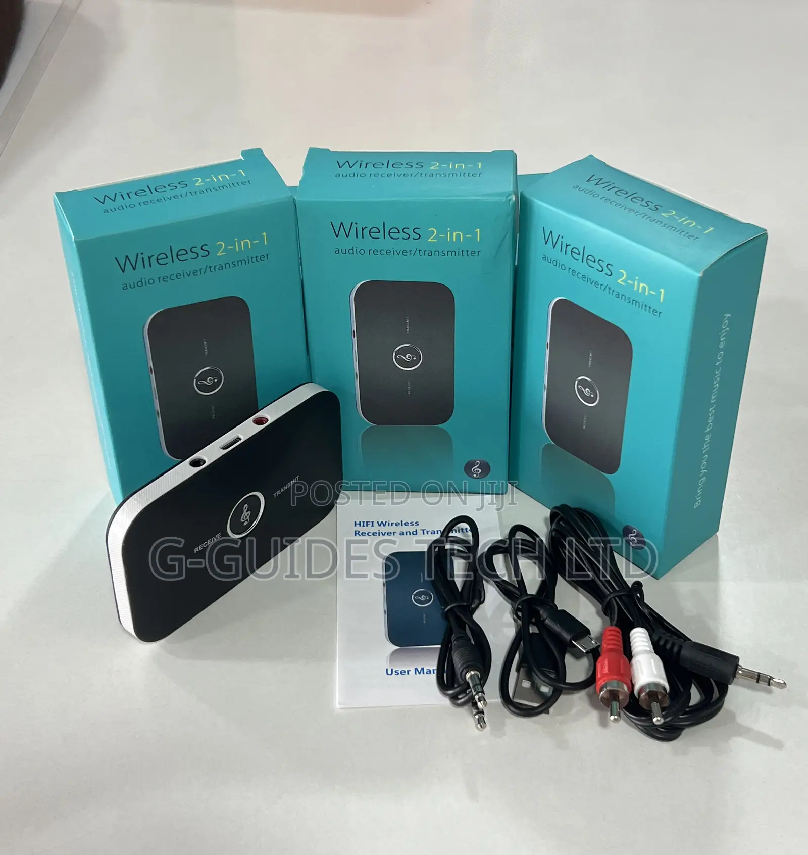 2 in 1 Bluetooth Adapter Transmitter and Receiver Rechargeable
