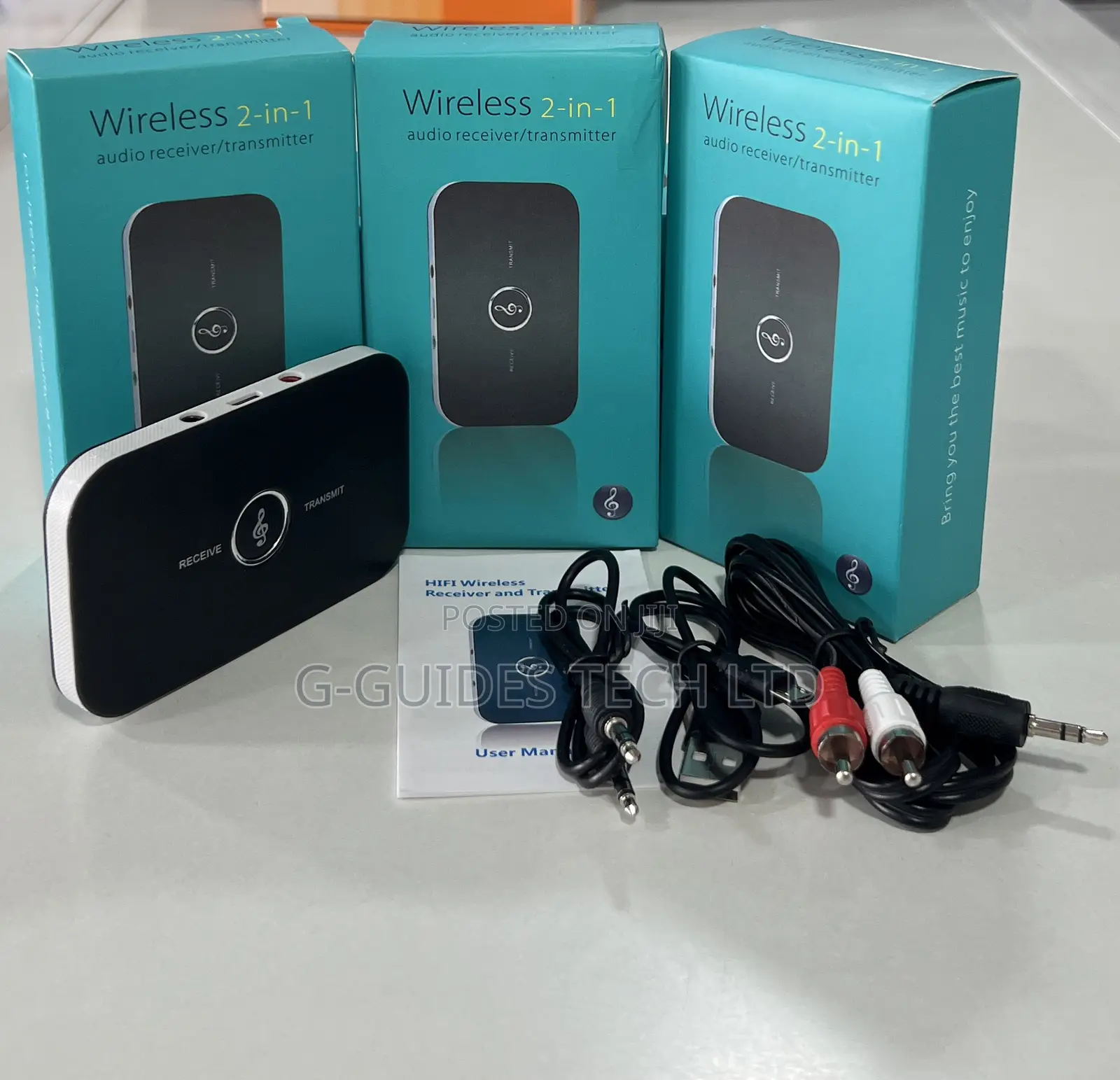 2 in 1 Bluetooth Adapter Transmitter and Receiver Rechargeable