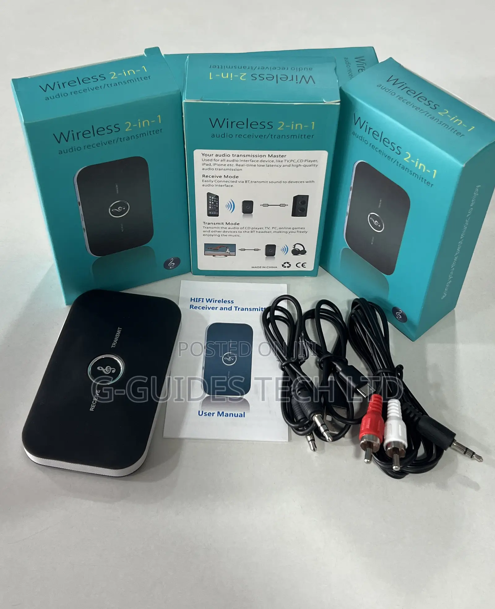 2 in 1 Bluetooth Adapter Transmitter and Receiver Rechargeable
