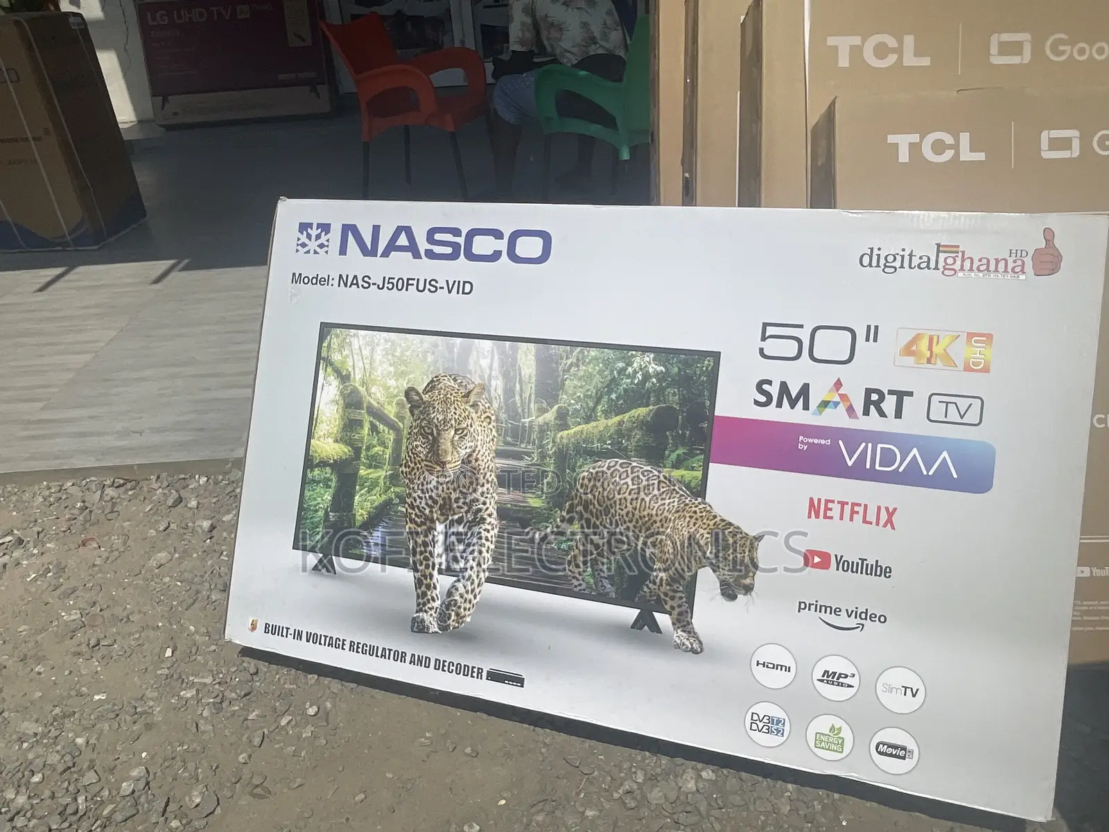 50" Smart Ultra HD With HDR New in Nasco TV