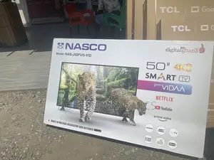 50" Smart Ultra HD With HDR New in Nasco TV