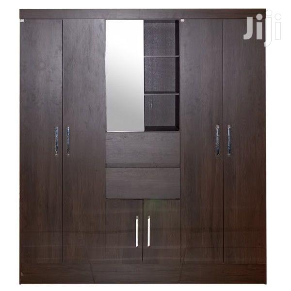 Wardrobe 6 Doors Capela Ebony