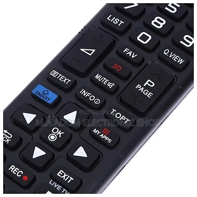 LG Replacement TV Remote Control - Black