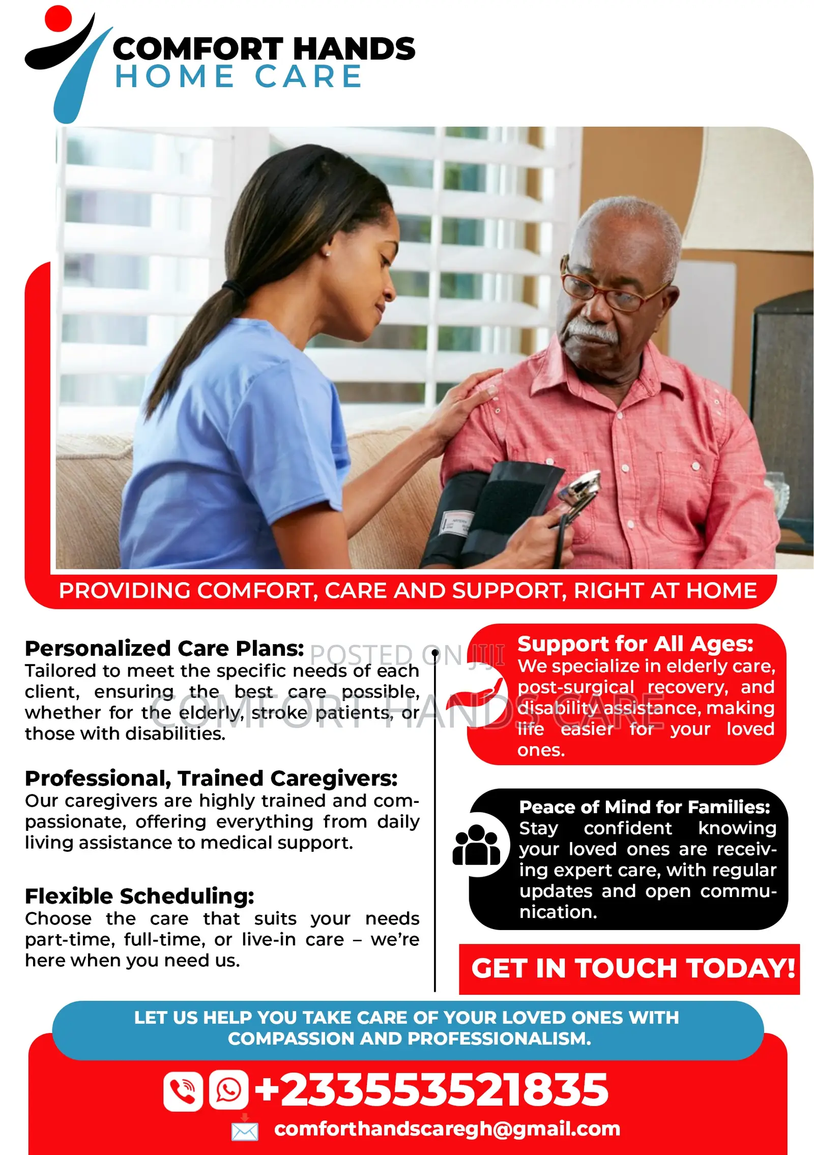 Professional Home Care for Seniors Patients – Accra