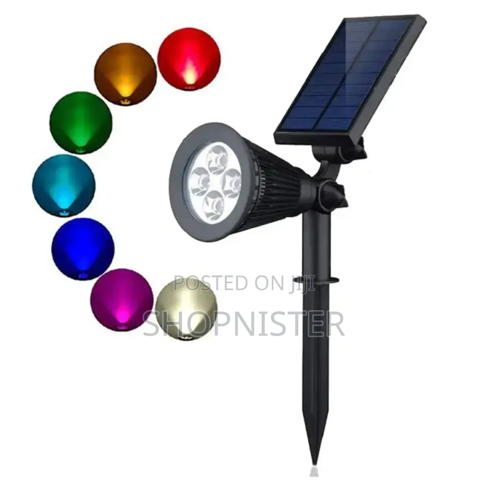 RGB Solar Garden Light 1200mah