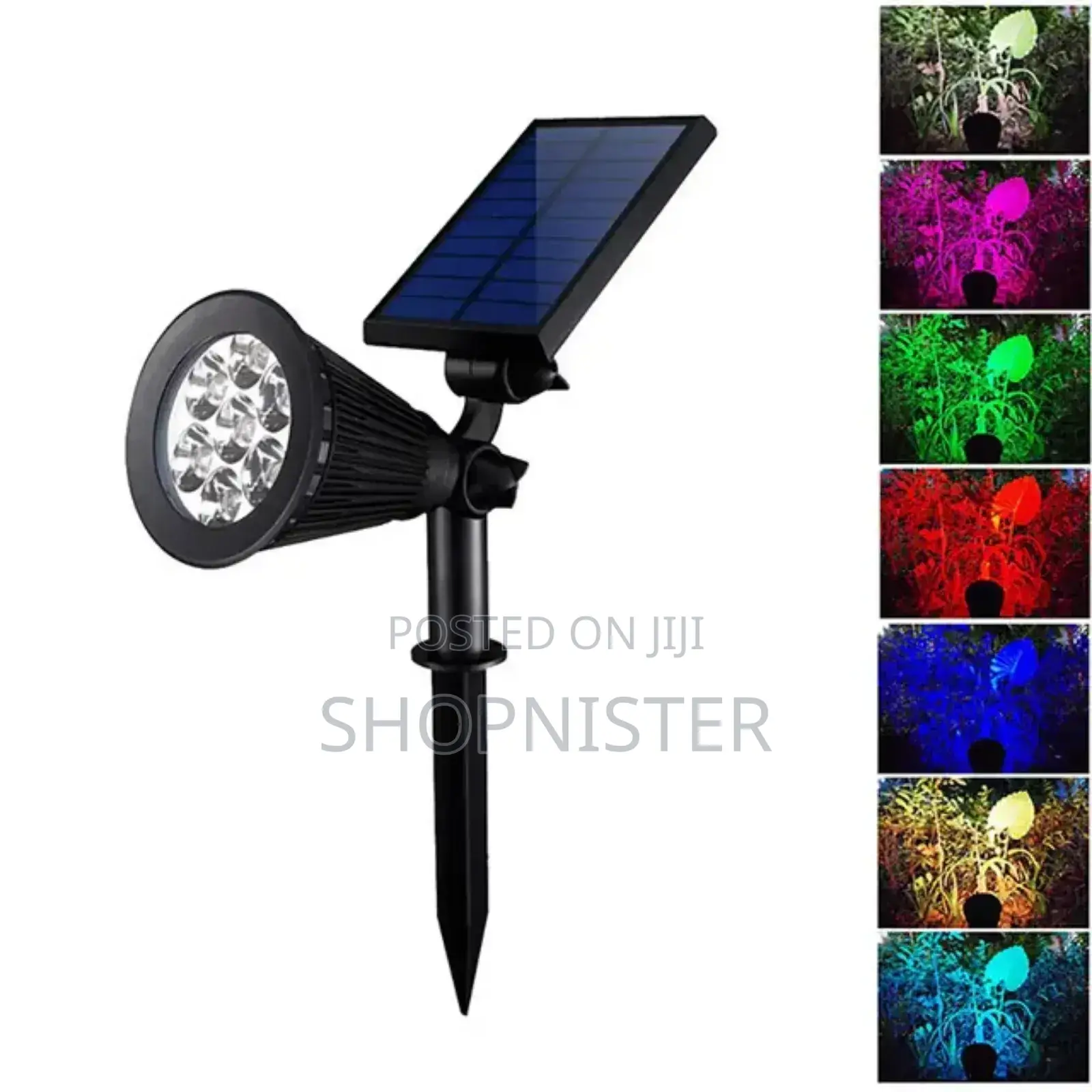 RGB Solar Garden Light 1200mah