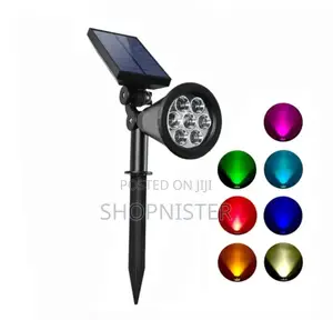 RGB Solar Garden Light 1200mah