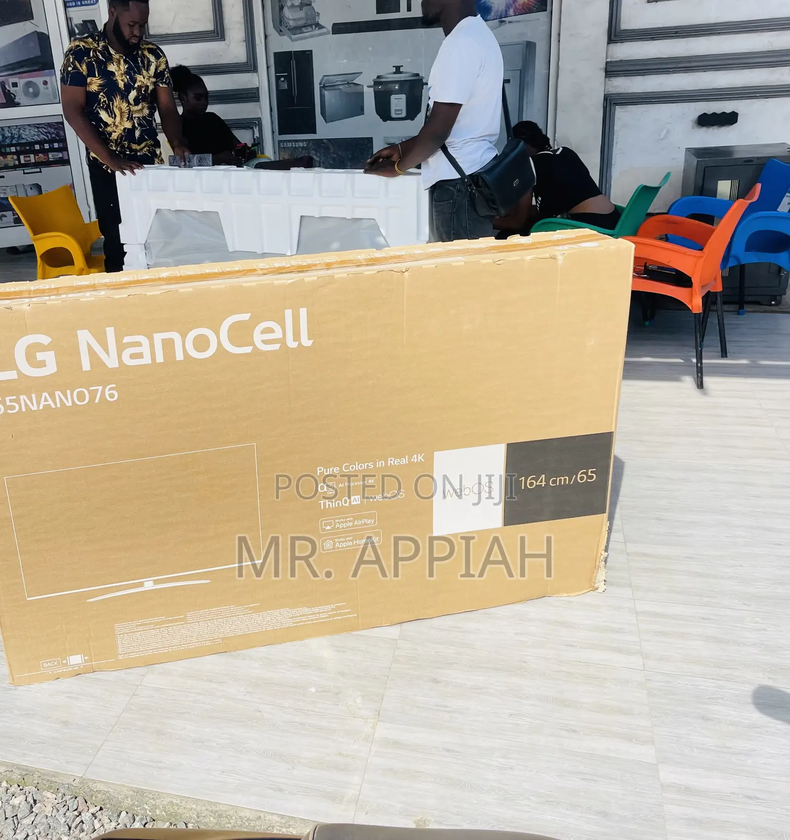 Highly Energy Saving Lg65nano76 65” Nanocell Television.