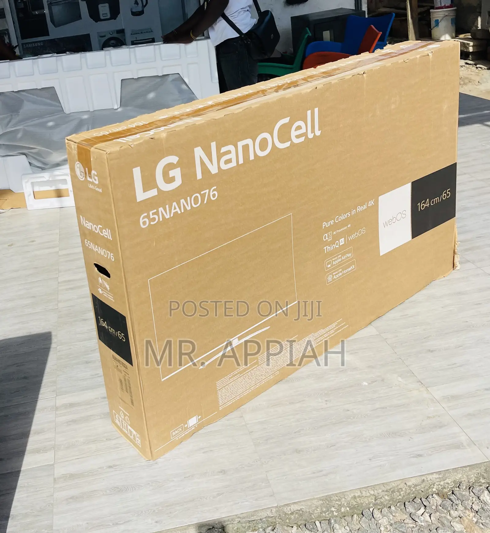 Highly Energy Saving Lg65nano76 65” Nanocell Television.