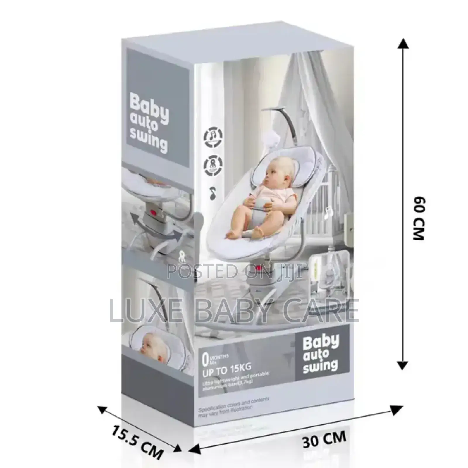 Baby Swing, Wired Or Wireless Adjustable Slope Baby Swings