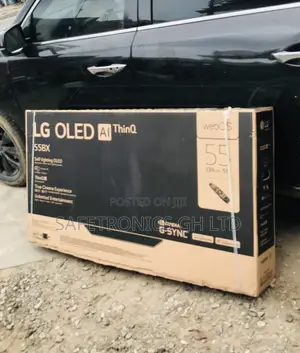 55 Inches Glossy Smart UHD Led LG Black Tv 