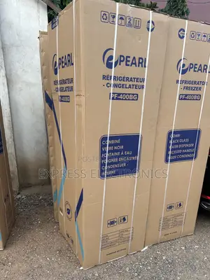 Adjust Temperature Double Door Fridge Pearl Pf-400bg