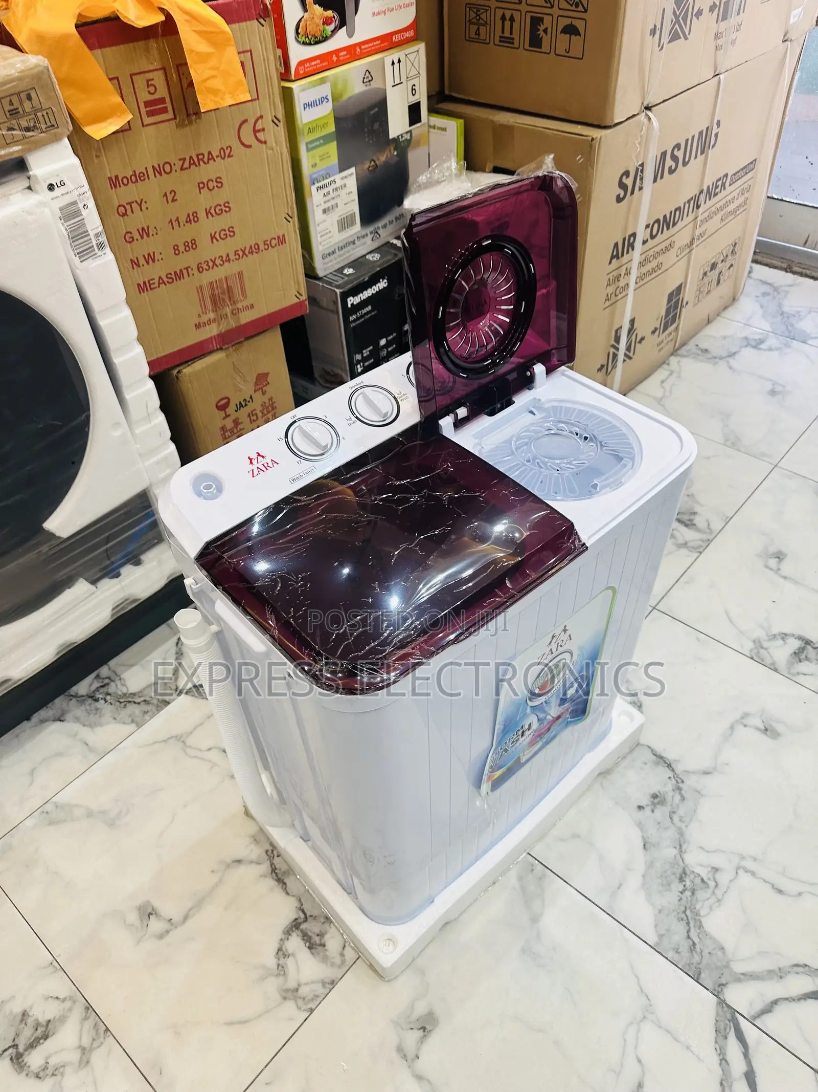 Twintub Designed for Wash and Spin Washing Machine 5kg