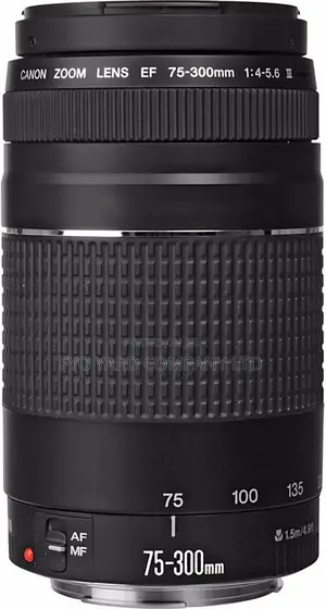 Canon EF 75-300mm F/4-5.6 III Telephoto Zoom Lens