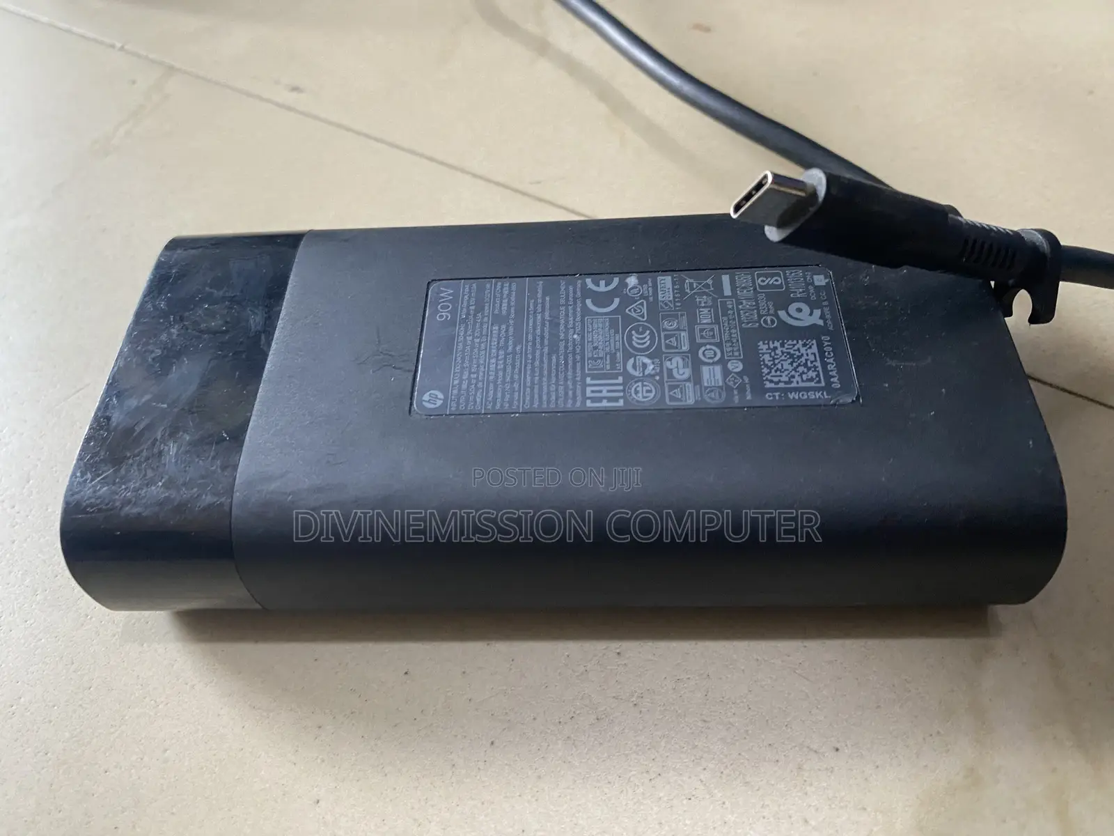 Hp Type C 5v,9v,10v,12v,25v,20v-4.5a, (90w)Uk  Used