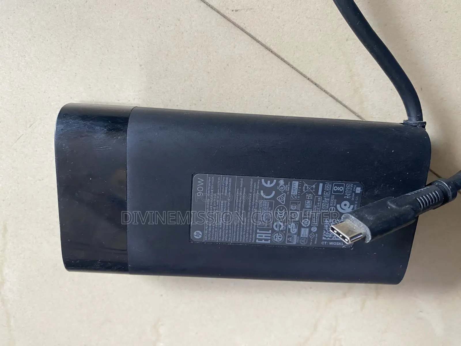 Hp Type C 5v,9v,10v,12v,25v,20v-4.5a, (90w)Uk  Used