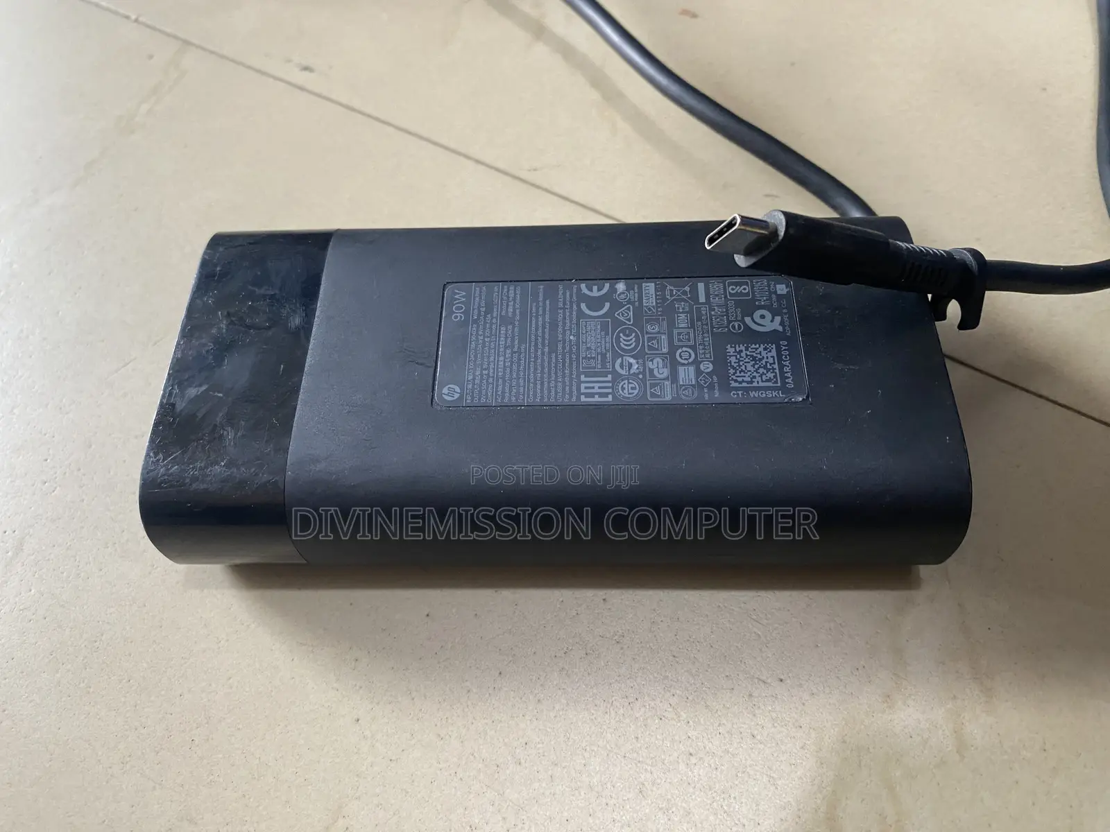 Hp Type C 5v,9v,10v,12v,25v,20v-4.5a, (90w)Uk  Used