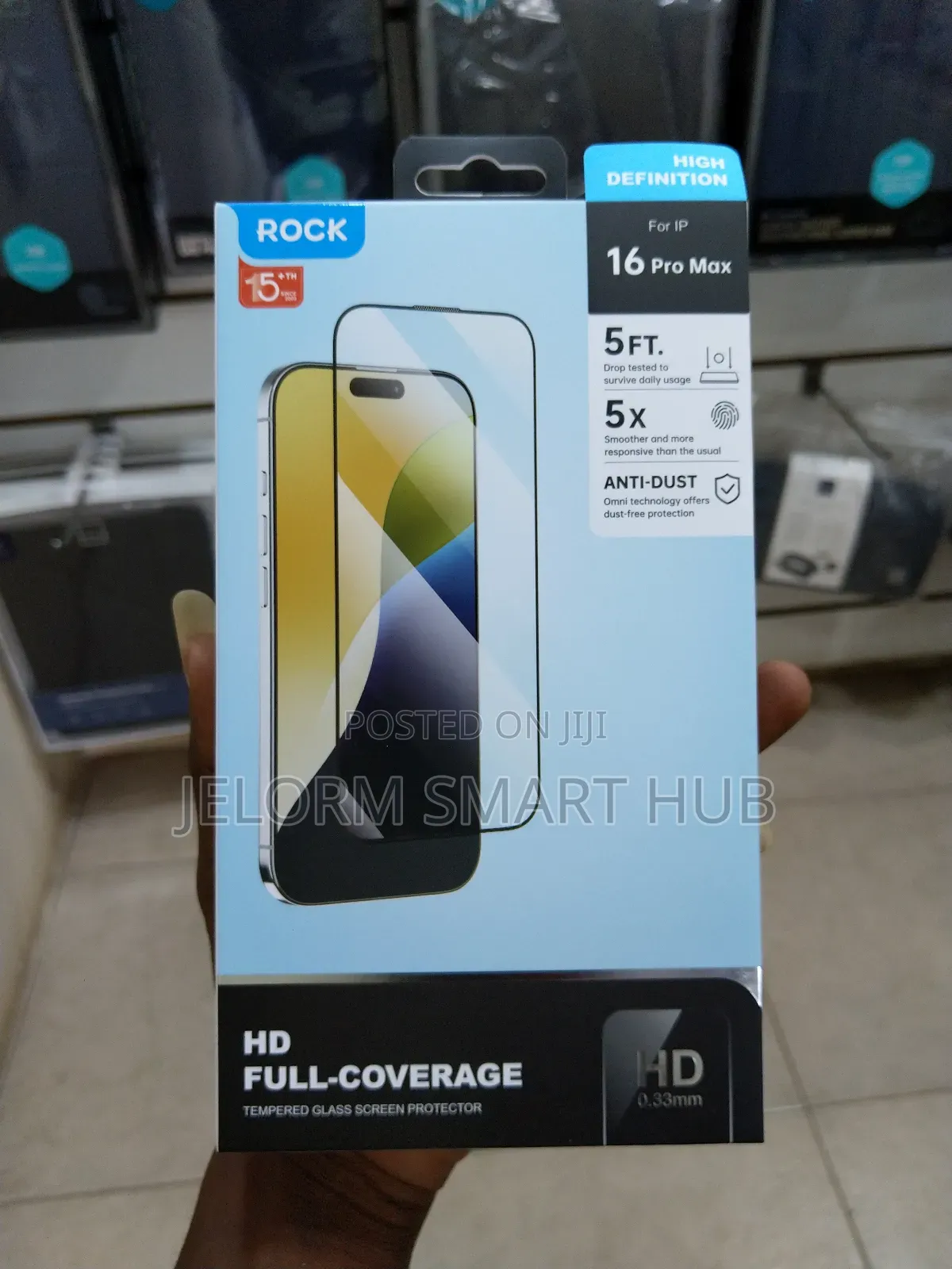 iPhone 16 Pro Max / 16 Pro 3D Clear Screen Protector