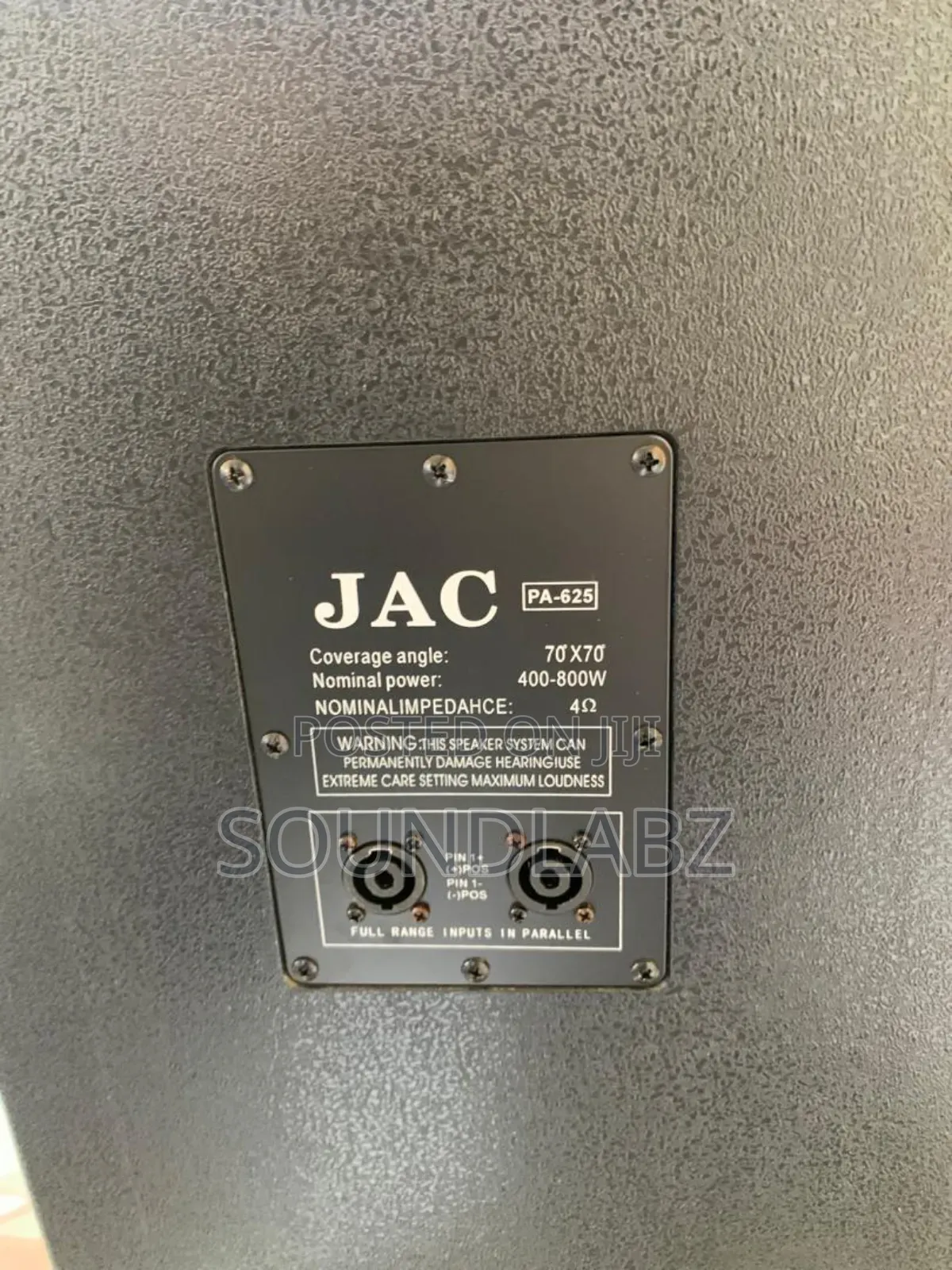 Jac Full Range Speakers