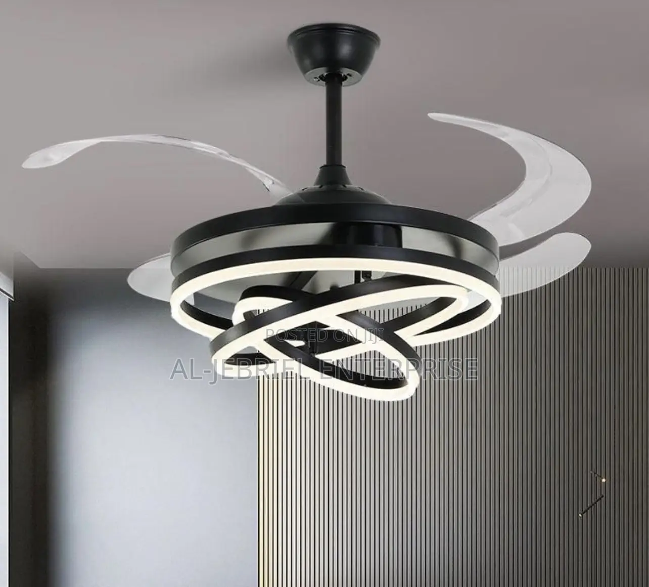 Exclusive Foldable Ceiling Fan With LED Light and Remote