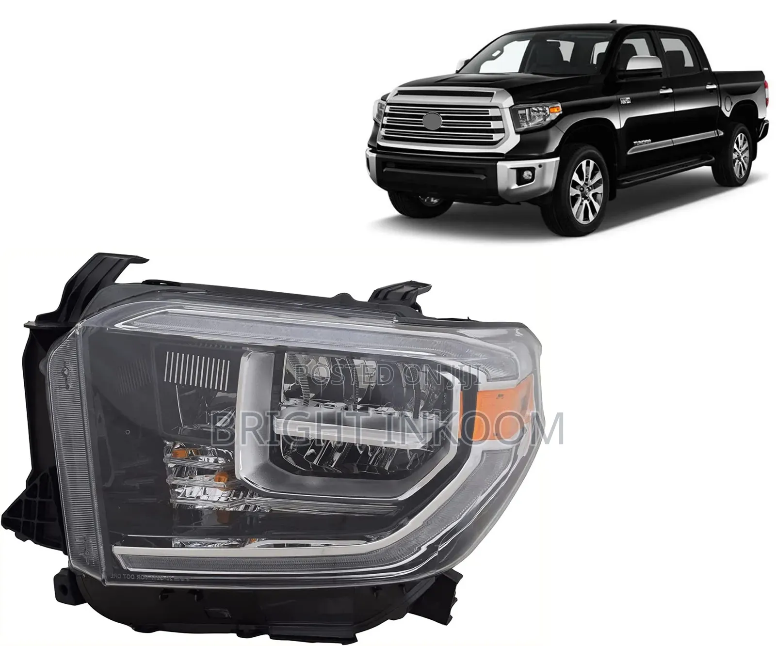 Toyota Tnudra 2016 2017 2018 Headlight Pair