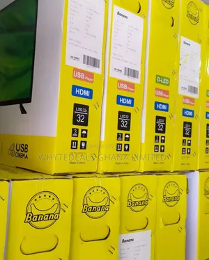 2_years WARRANTY| Banana 32" Full HD Satellite LED TV 2024