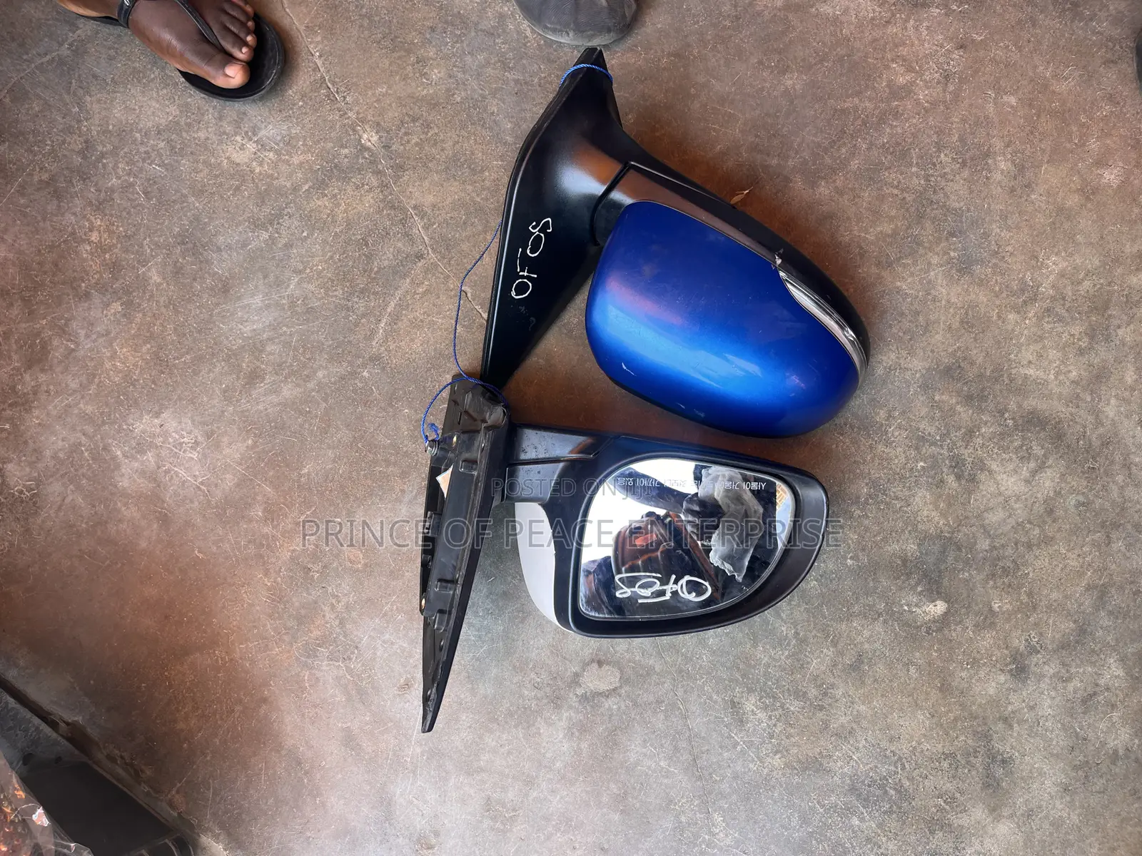 Kia Morning 2008 to 2010 Driving Mirror With Light Pair